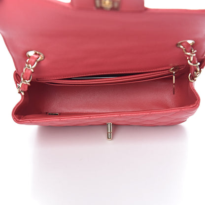 Chanel Caviar Quilted Mini Rectangular Flap Dark Pink 5 of 10