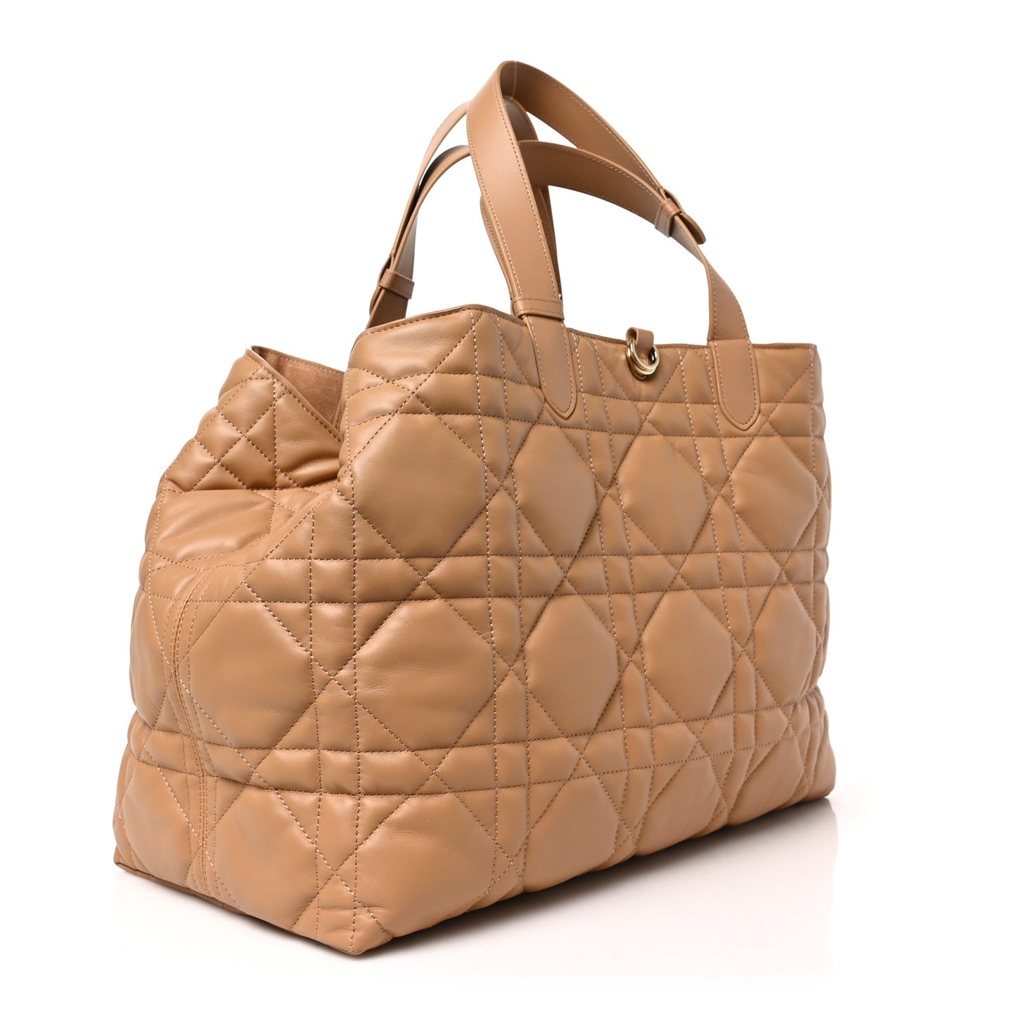 Calfskin Macrocannage Large Toujours Tan