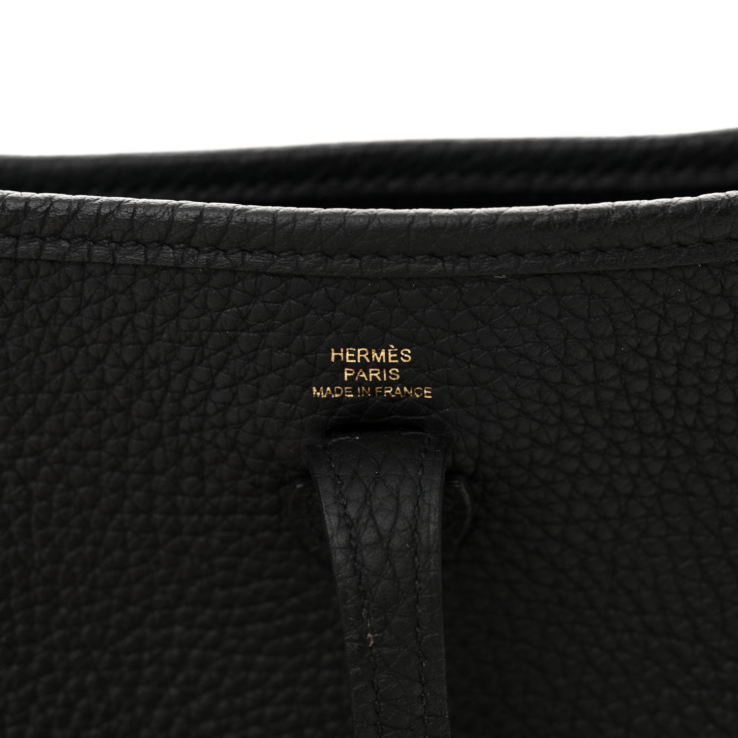 Hermes Taurillon Clemence Evelyne TPM Black 6 of 11