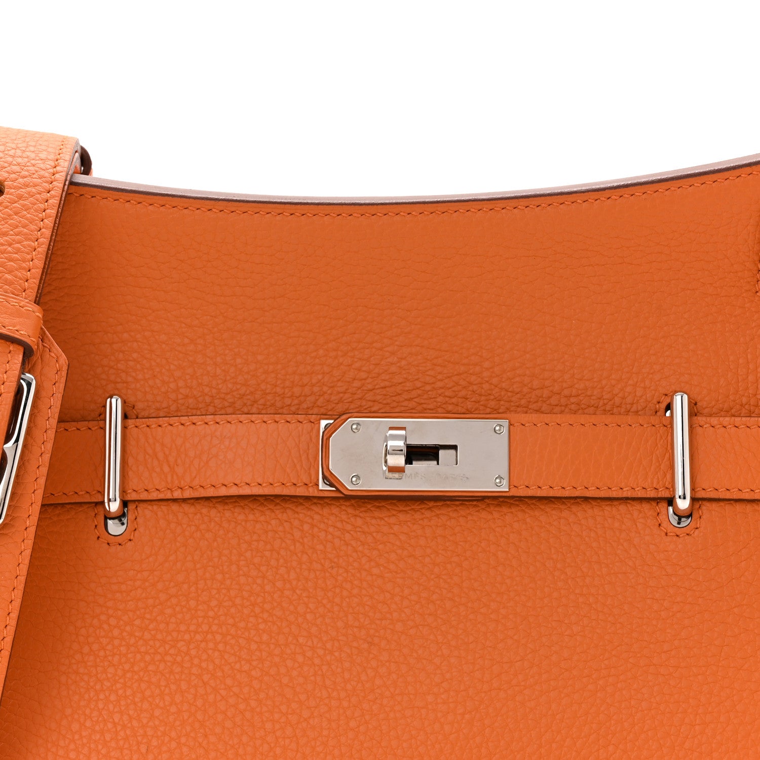 Hermes Taurillon Clemence Jypsiere 31 Orange 15 of 21