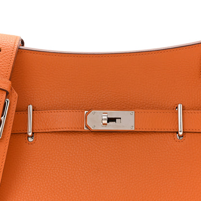 Hermes Taurillon Clemence Jypsiere 31 Orange 15 of 21