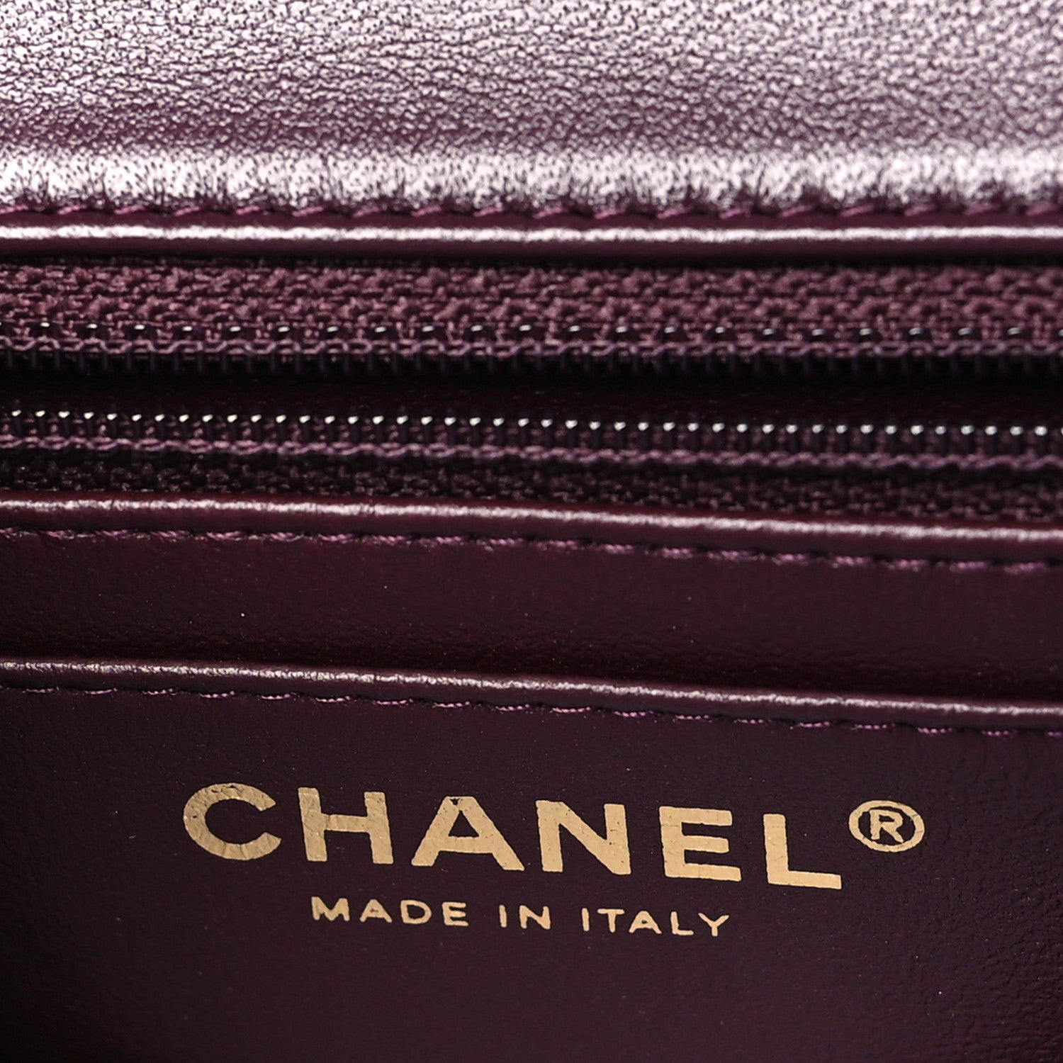 Chanel Lambskin Quilted Mini Rectangular Flap Burgundy 6 of 11
