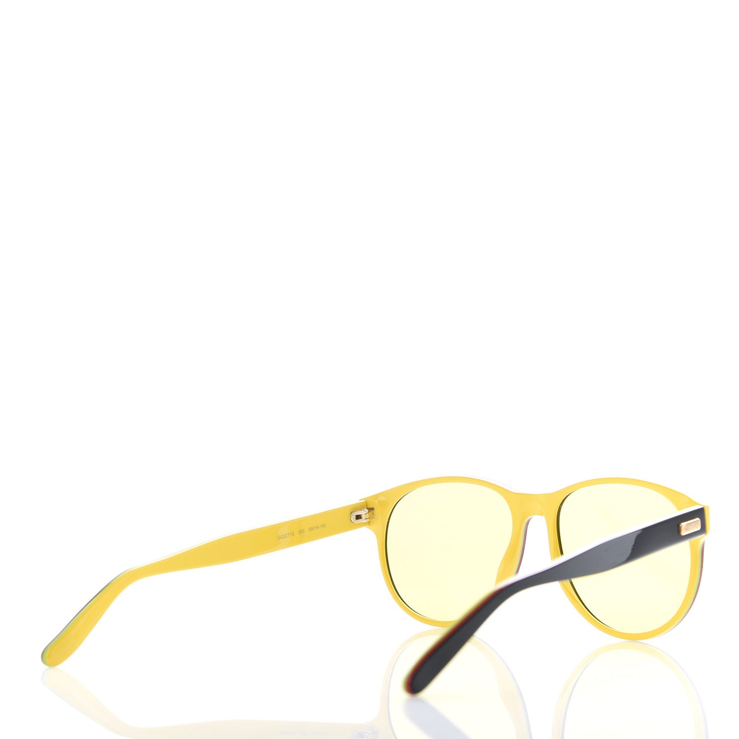 Acetate GG Sunglasses GG0271S Sunglasses Yellow