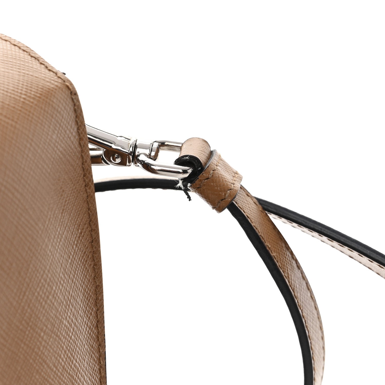 Prada Saffiano Sound Shoulder Bag Caramel 13 of 17