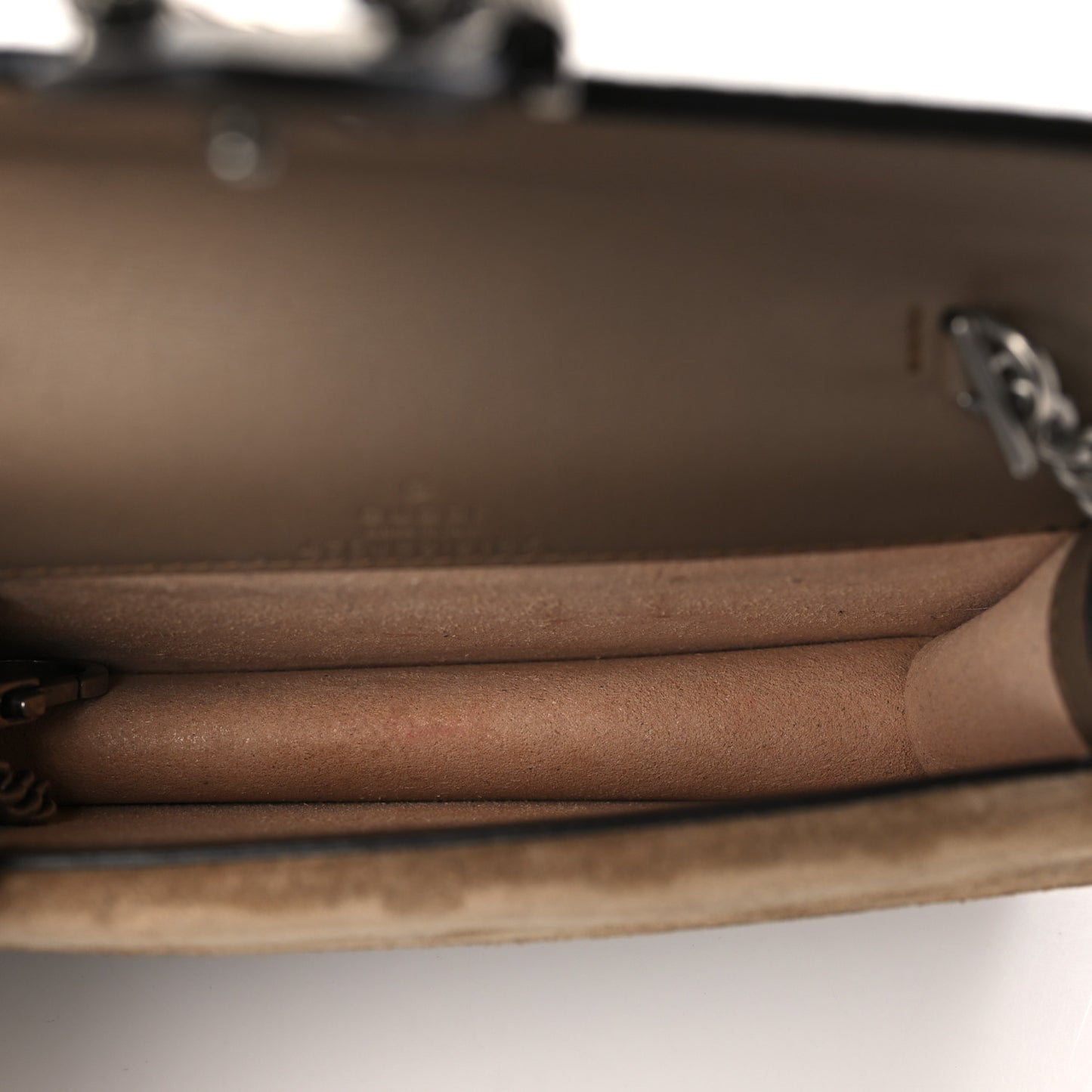 GG Supreme Monogram Super Mini Dionysus Shoulder Bag Taupe