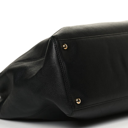 Chanel Caviar Cerf Executive Shopper Tote Black 10 of 11