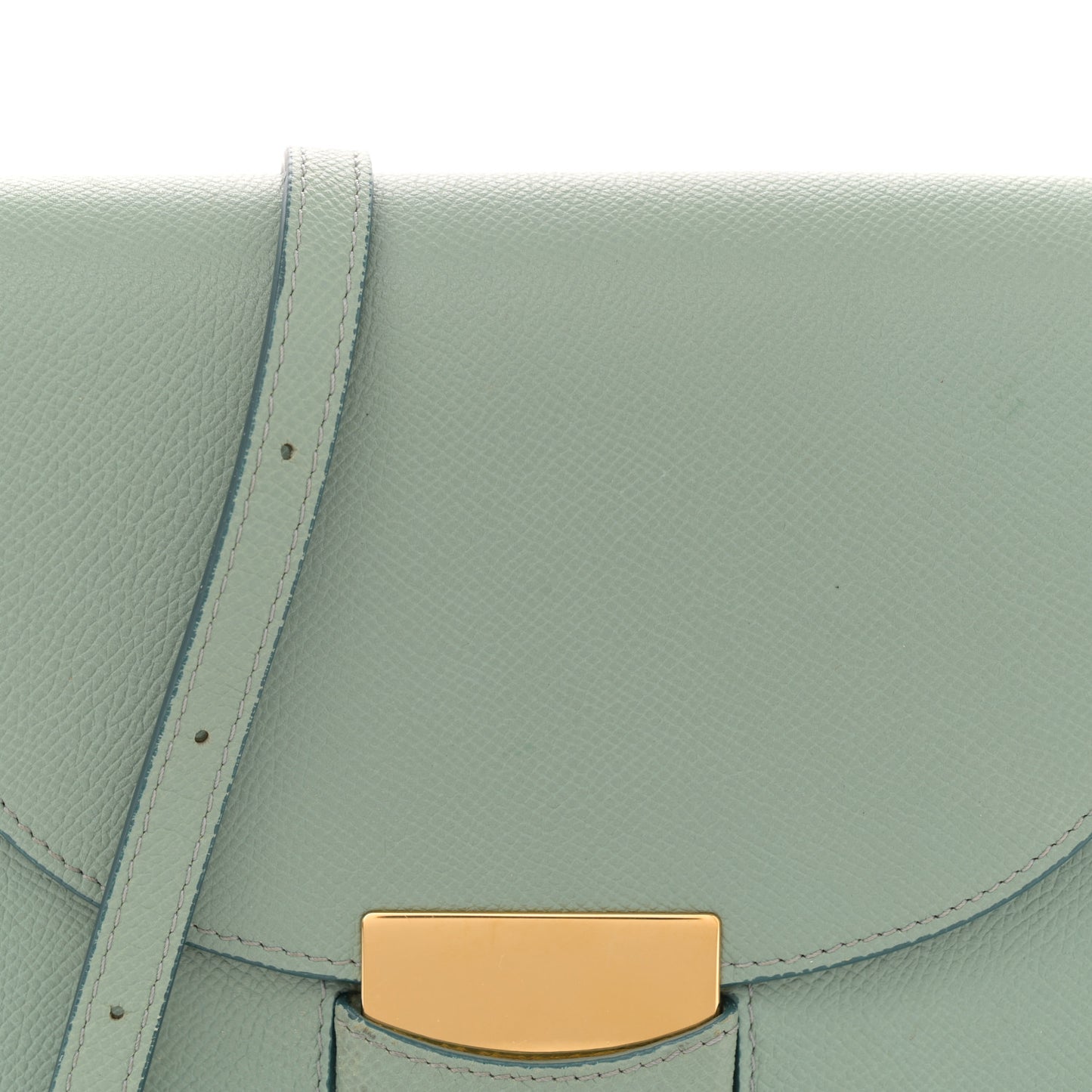 Baby Grained Calfskin Small Trotteur  Jade