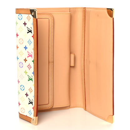 Louis Vuitton Monogram Multicolor Porte Tresor International Wallet White 5 of 7