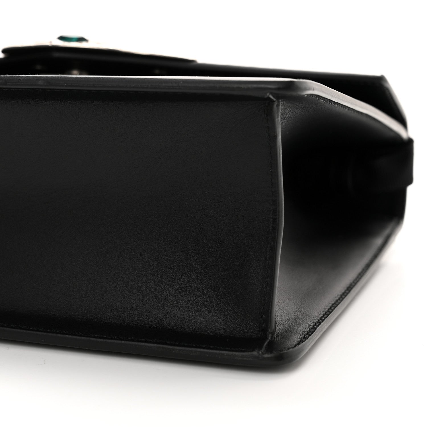 Gucci Calfskin Snakeskin Small Lilith Top Handle Bag Black 10 of 10