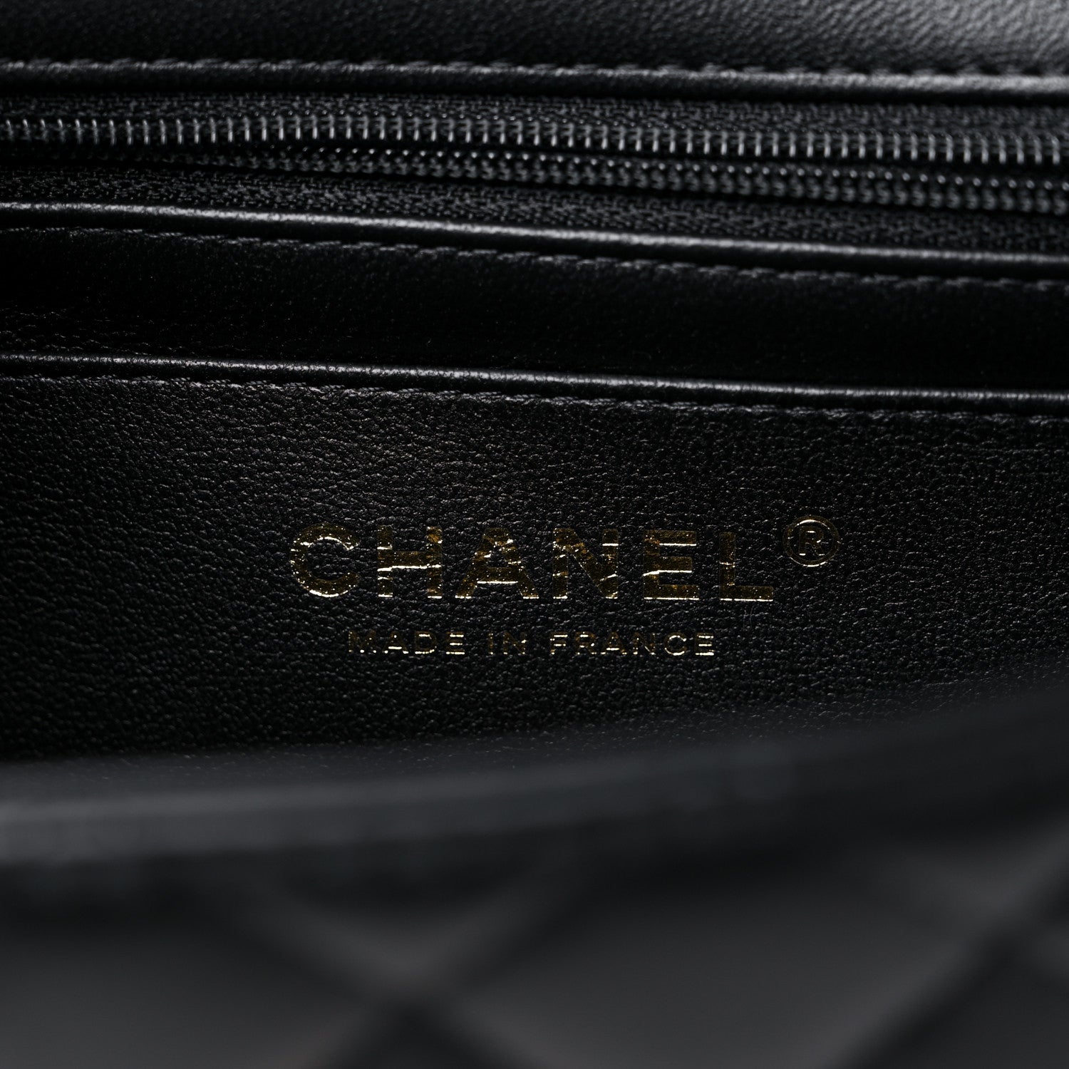 Chanel Lambskin Quilted Mini Top Handle Rectangular Flap Black 6 of 10