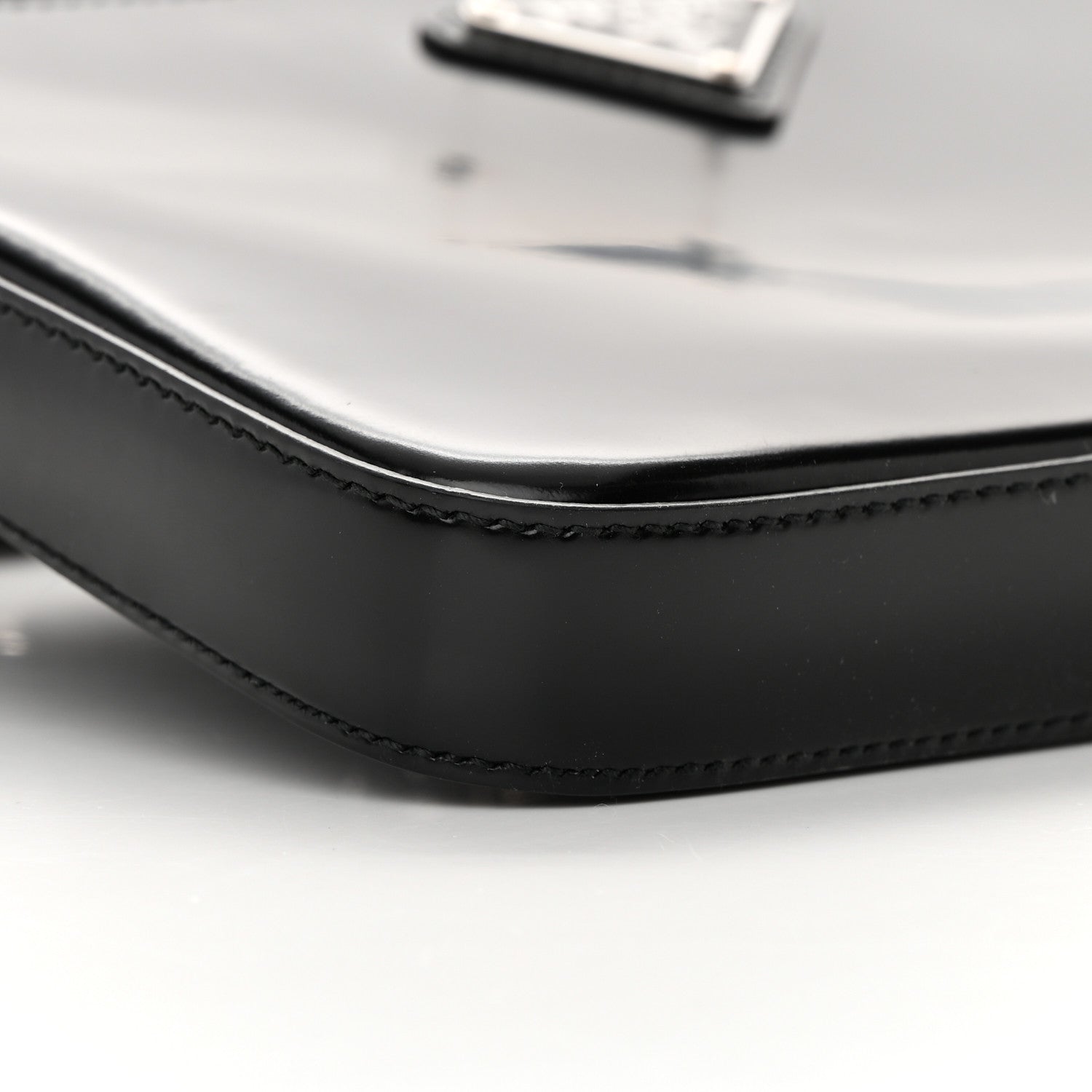 Prada Spazzolato Pocket Pouch Shoulder Bag Black 8 of 12