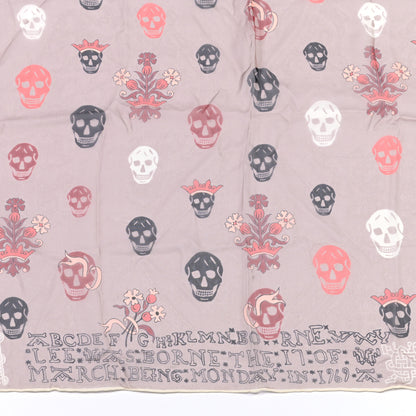 Alexander McQueen Silk Chiffon Skull Scarf 2 of 5