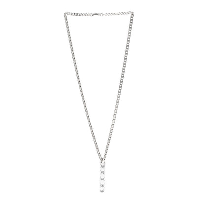 Gucci Sterling Silver Gucci Ghost Bar Pendant Necklace 2 of 5