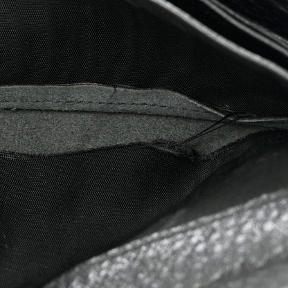 Prada Vitello Daino Continental Flap Wallet Black 10 of 11