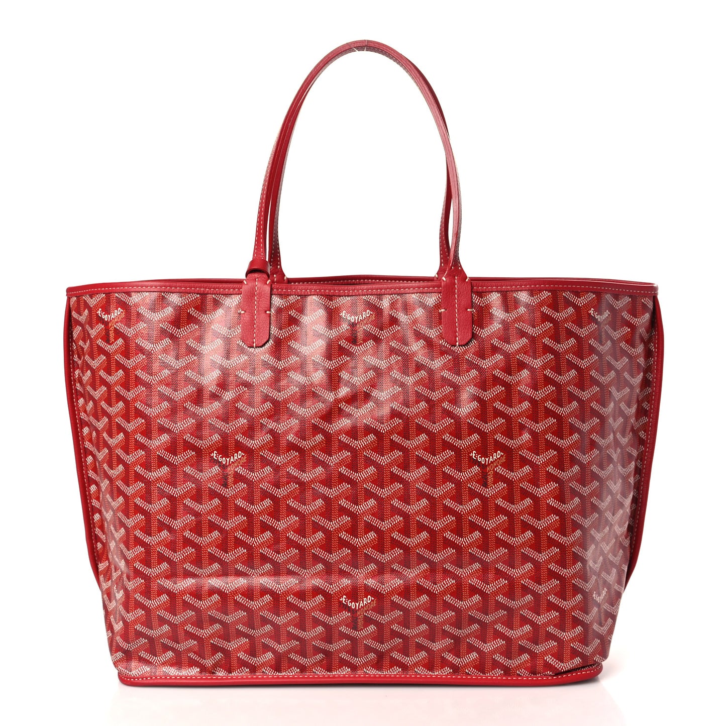 Goyardine Reversible Anjou PM Red