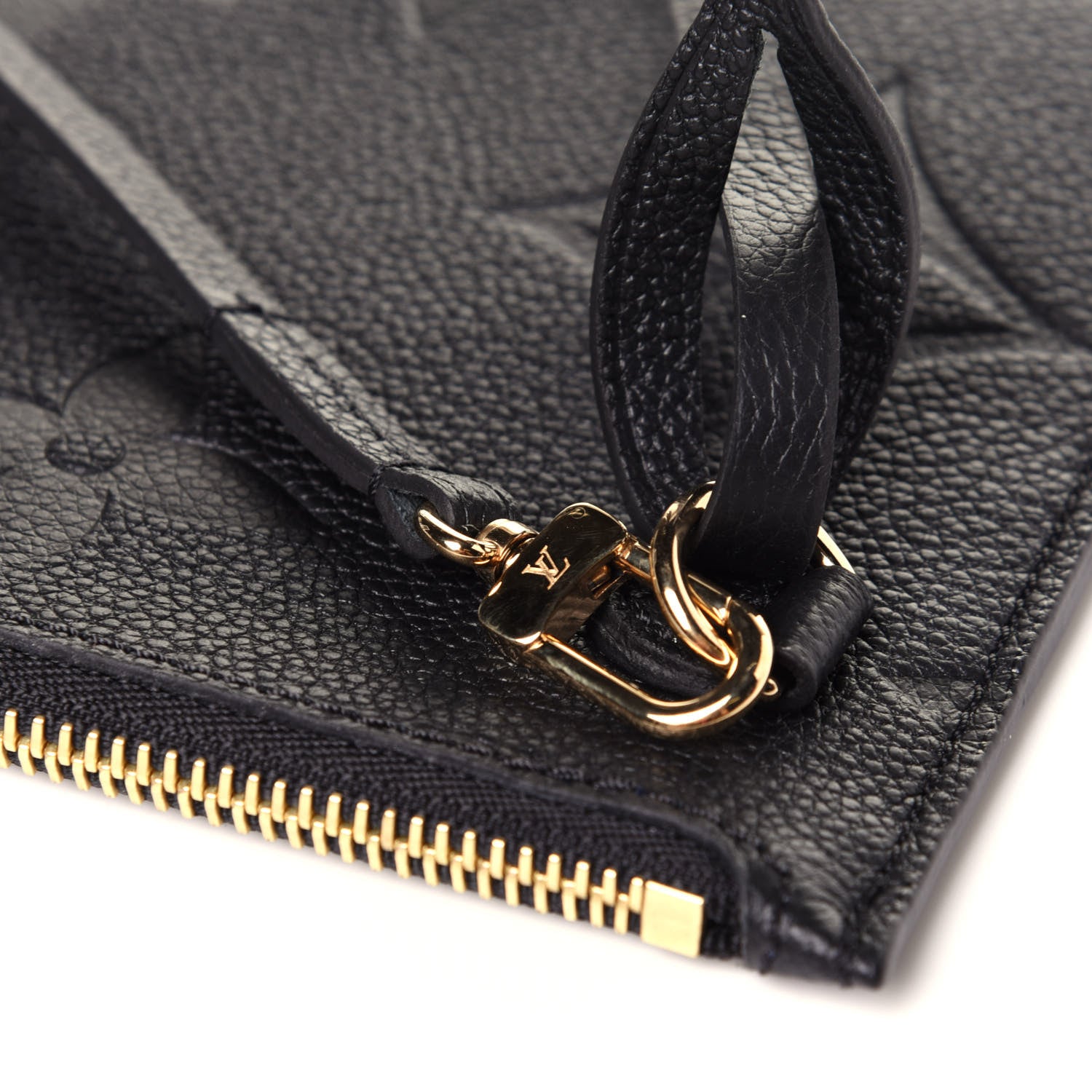 Louis Vuitton Empreinte Monogram Giant Neverfull MM Pochette Black 10 of 10