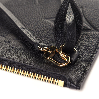 Louis Vuitton Empreinte Monogram Giant Neverfull MM Pochette Black 10 of 10