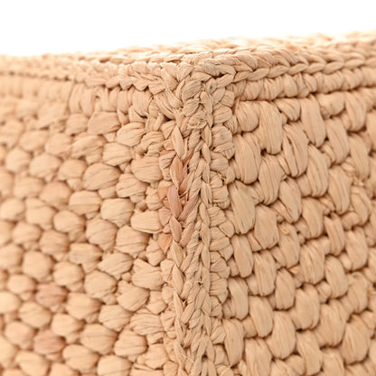 Loewe Raffia Medium Paula's Ibiza Logo Tote Natural Tan 11 of 11