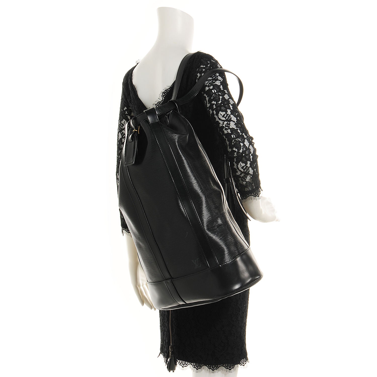 Louis Vuitton Epi Randonnee GM Black 2 of 7