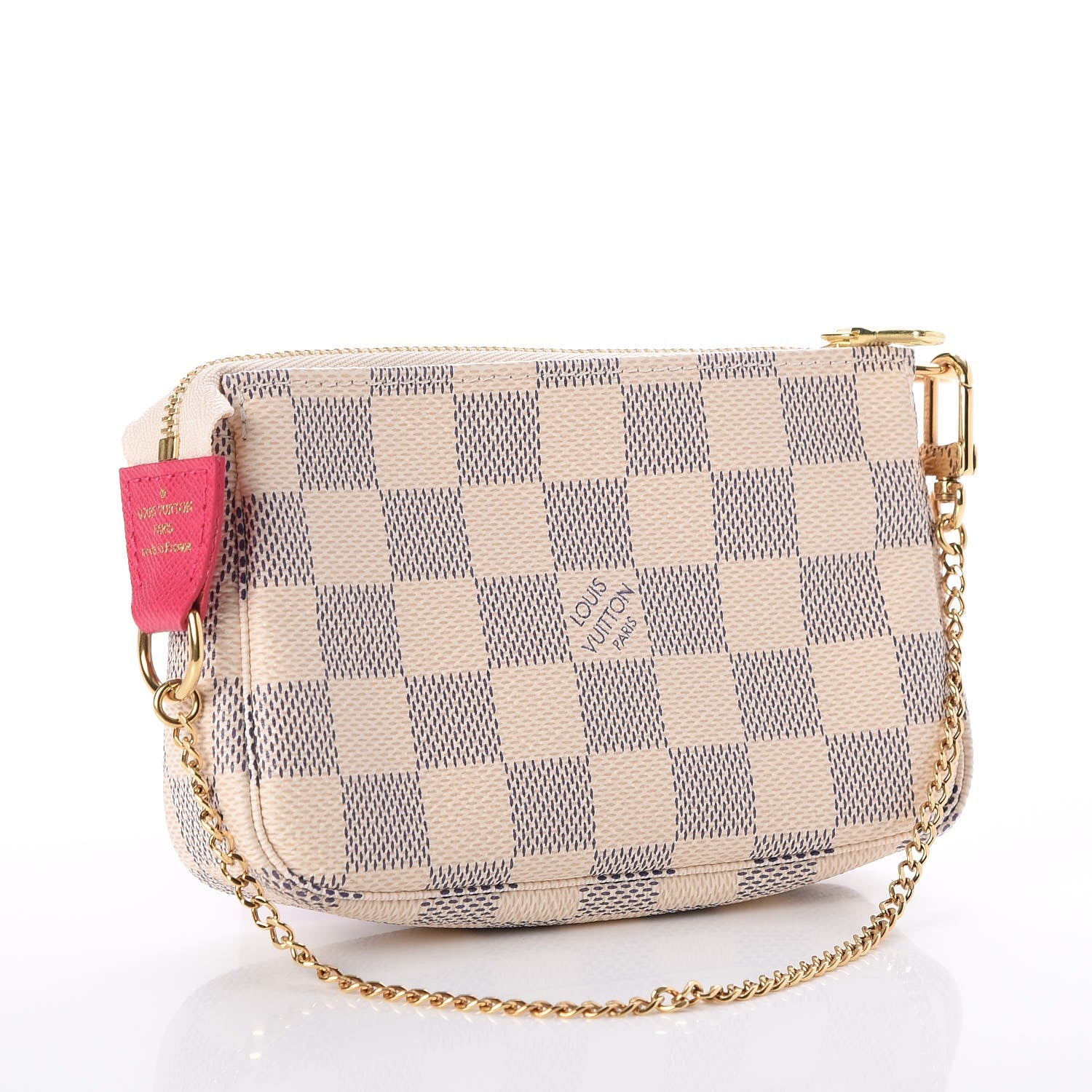 Louis Vuitton Damier Azur 2017 Christmas Animation Mini Pochette Accessories 3 of 7