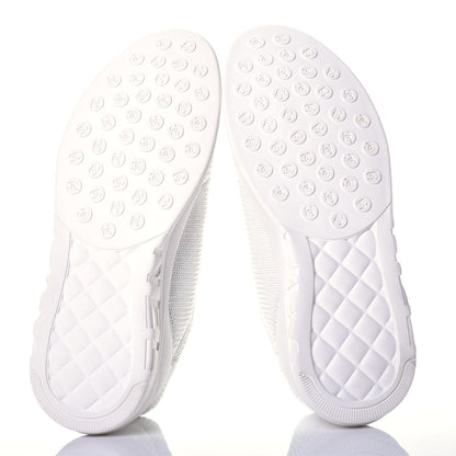 Chanel Sequin CC Sneakers 42 White 5 of 9