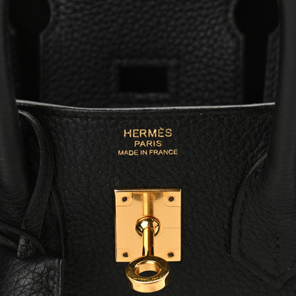 Hermes Togo Birkin 25 Black 6 of 21
