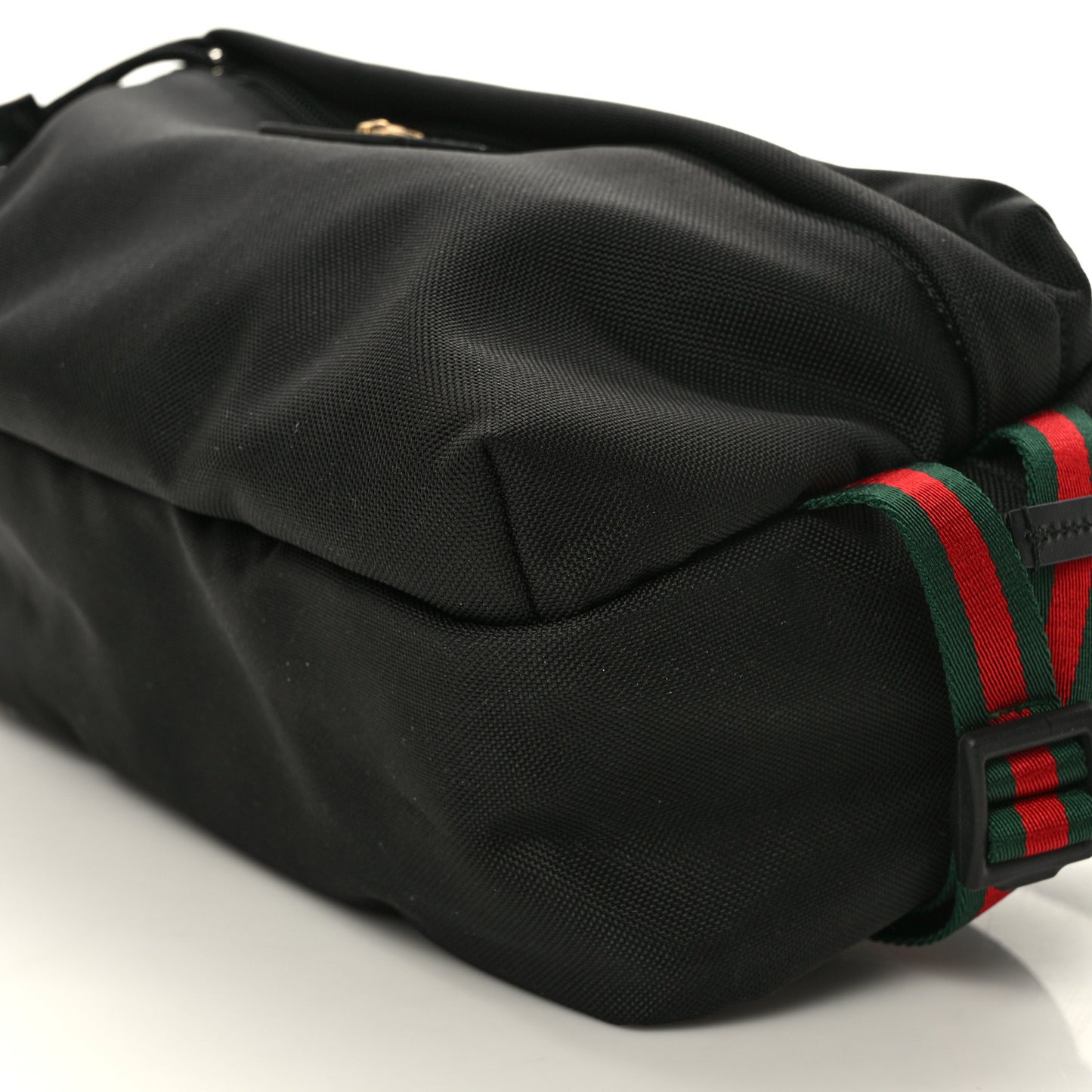 Techno Canvas Web Belt Bag Black
