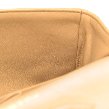 Chanel Lambskin Quilted Medium Double Flap Beige 8 of 14