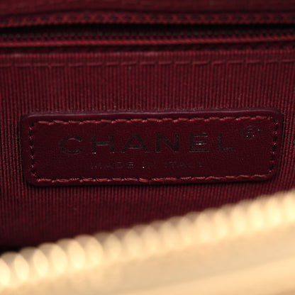 Chanel Metallic Goatskin Quilted Small Gabrielle Hobo Gold Bronze 6 of 11