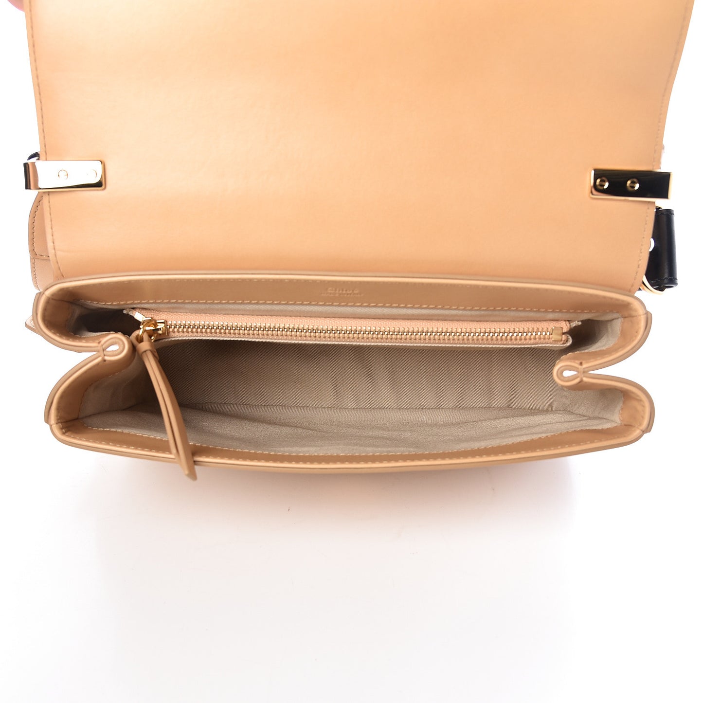 Calfskin C Double Carry Bleached Brown