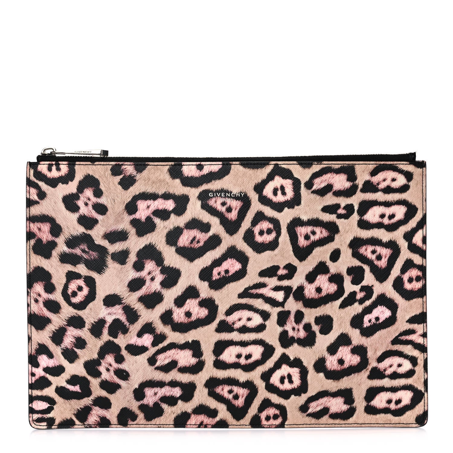 Givenchy Coated Canvas Jaguar Print Zip Pouch 1 of 11