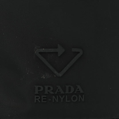 Prada Re-Nylon Saffiano Bucket Wristlet Black 9 of 13