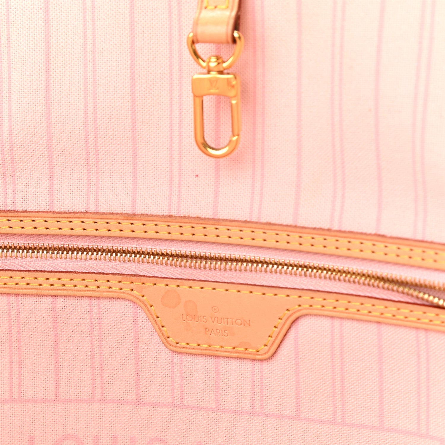 Louis Vuitton Damier Azur Neo Neverfull MM Rose Ballerine 5 of 13