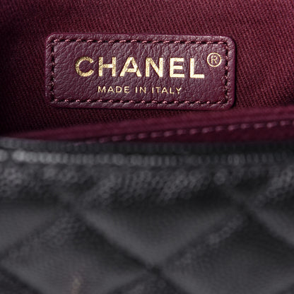 Chanel Caviar Quilted Mini Coco Handle Flap Black 7 of 11