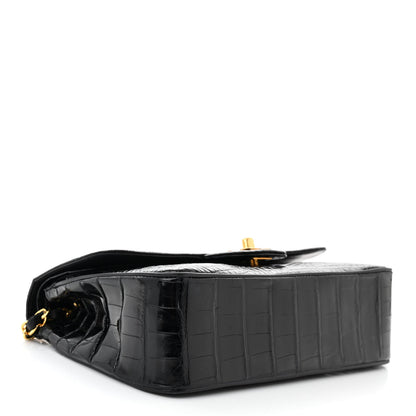 Chanel Alligator Small Double Flap Black 4 of 12
