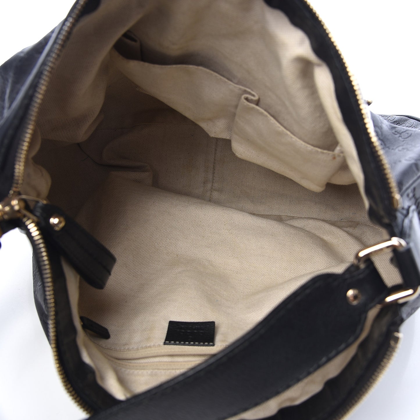 Guccissima Medium Sukey Hobo Black