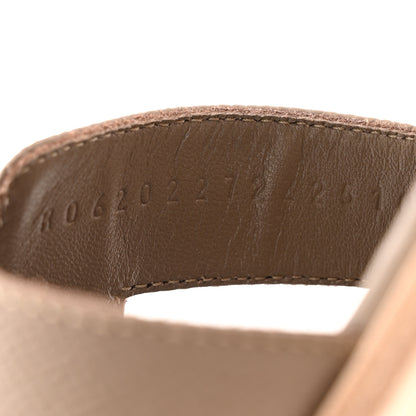 Hermes Epsom Oran Sandals 37 Etoupe 17 of 20