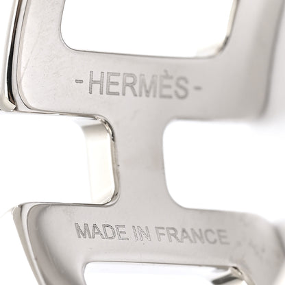 Hermes Palladium H en Rond Scarf Ring 3 of 4