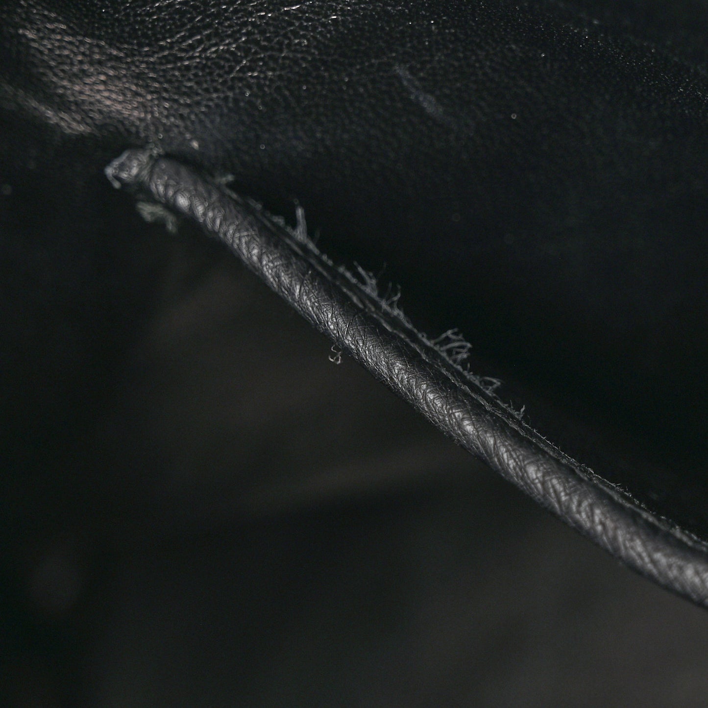 Ostrich Double Zip Tote Black