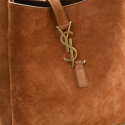 Saint Laurent Suede Small Le 5 A 7 Soft Hobo Snuff 10 of 11