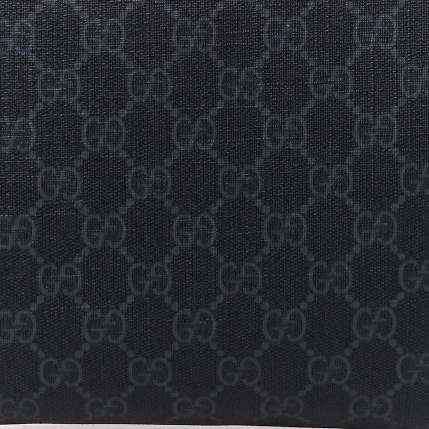 Gucci GG Supreme Monogram Appia Calfskin Web Flat Messenger Bag Black Grey 9 of 11