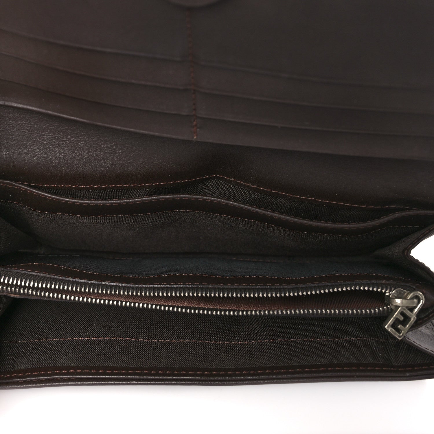 Fendi Zucca Wallet Tobacco 6 of 9