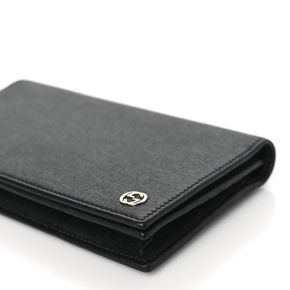 Gucci Textured Calfskin Medium Betty Chain Wallet Black 9 of 9