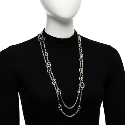 Hermes Sterling Silver Farandole Necklace 160 2 of 6