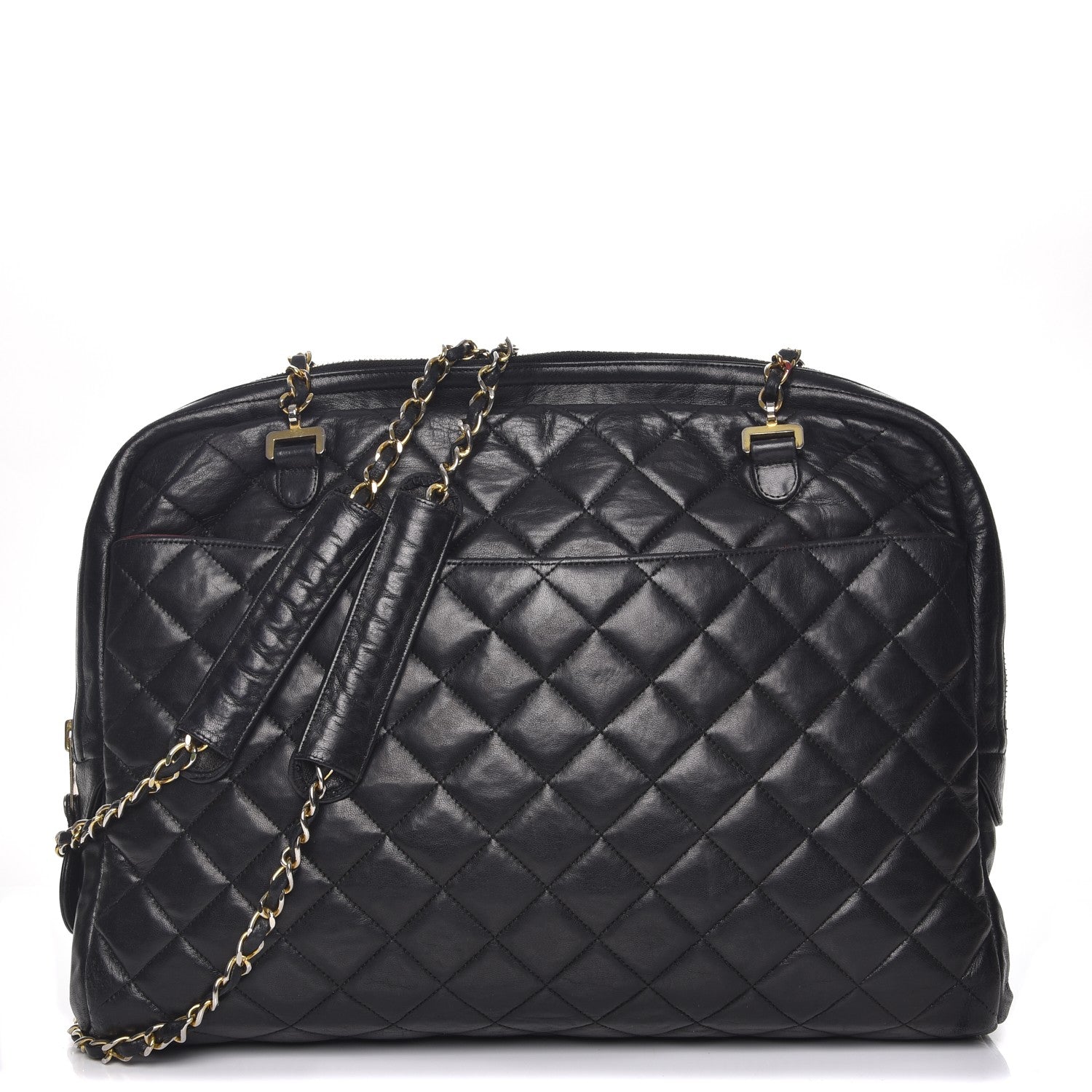 Chanel Lambskin Quilted Shoulder Bag Black 1 of 13