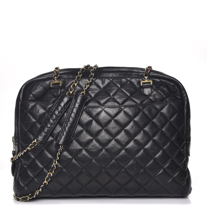 Chanel Lambskin Quilted Shoulder Bag Black 1 of 13
