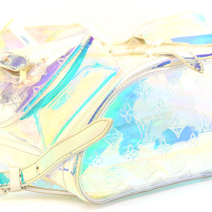 Louis Vuitton PVC Monogram Christopher Backpack GM Iridescent Prism 8 of 9