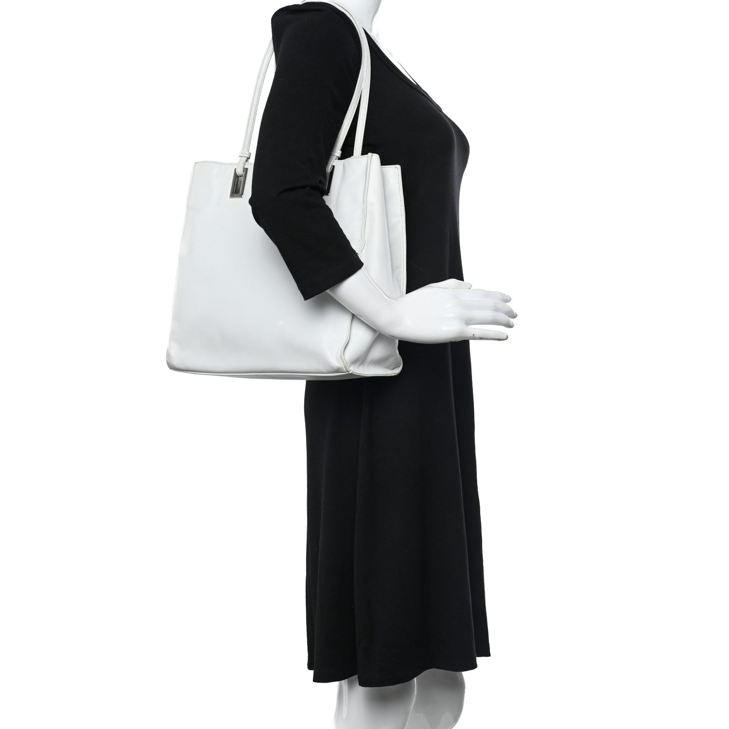 Soft Calfskin Tote White