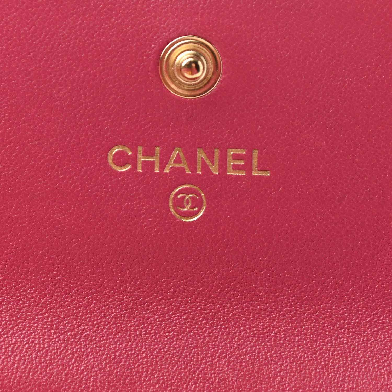 Chanel Lambskin Quilted Chanel 19 Flap Card Holder Pink 7 of 10