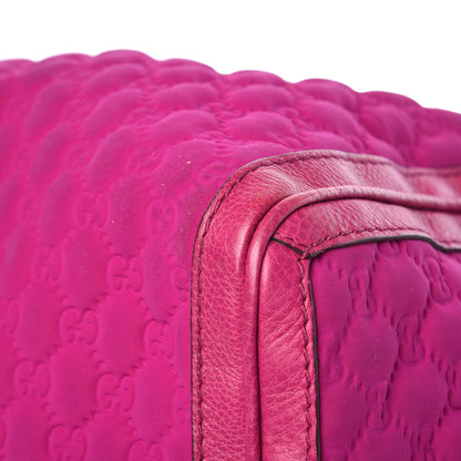 Gucci Guccissima Neoprene Techno Tag Medium Boston Magenta 12 of 20